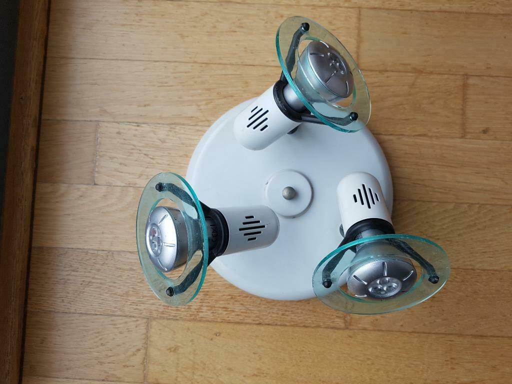 Plafonnier 3 spots led Osram, Enlèvement ou Envoi, Comme neuf, Métal