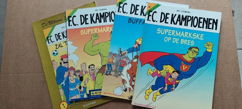F.C. De Kampioenen - 4 stripverhalen, Ophalen of Verzenden, Zo goed als nieuw