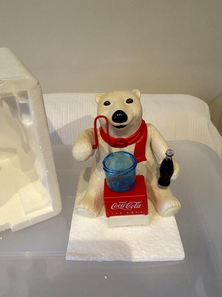 Ours polaire Bubble Bear Coca Cola vintage, Enlèvement, Utilisé