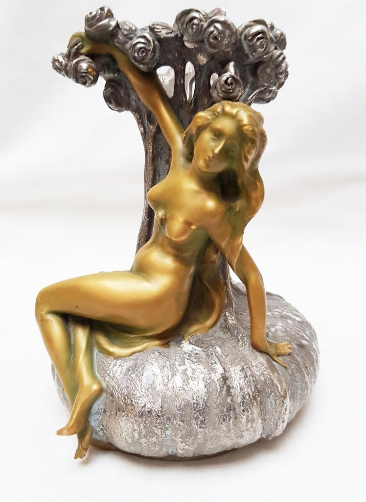 Art Nouveau Vaas - Ernst Wahliss-Wenen - Porselein., Antiek en Kunst, Antiek | Porselein, Ophalen of Verzenden
