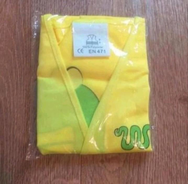 Fluovestje nieuw in verpakking, Fietsen en Brommers, Fietsaccessoires | Fietskleding, Nieuw, Kinderen, Bovenkleding, Ophalen of Verzenden