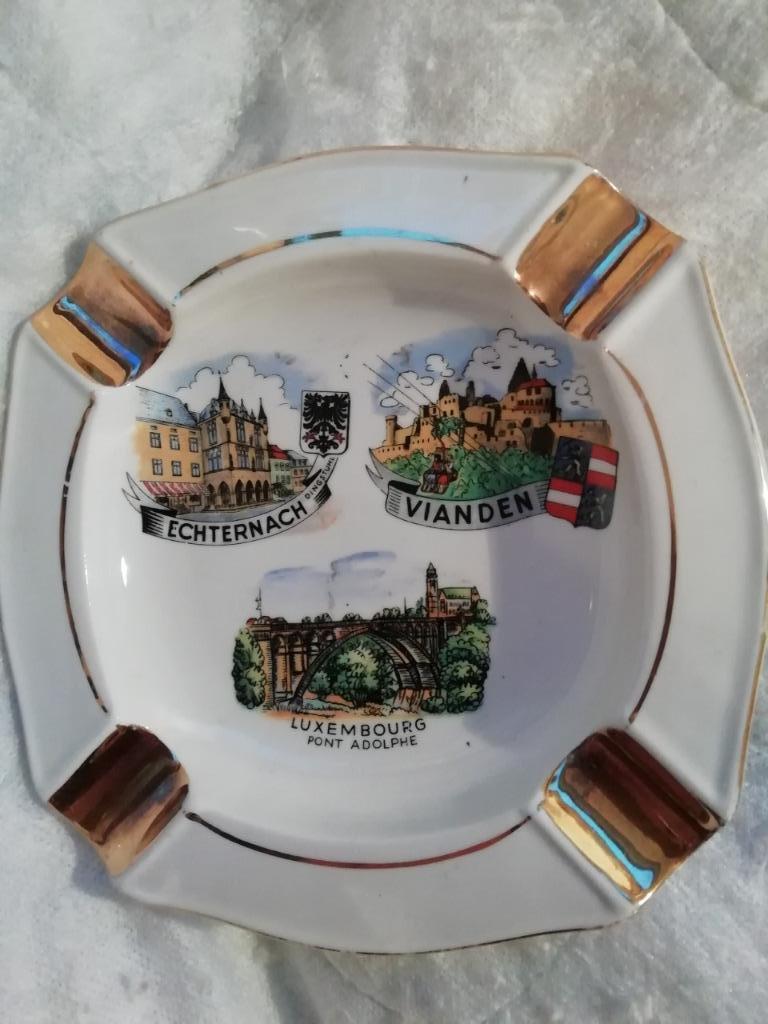 Asbak Echternach, Vianden, Luxembourg pont Adolphe, Verzamelen, Ophalen, Asbak