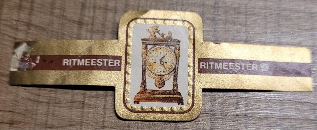 Sigarenbandje reeks Klokken: French pendulum, Verzamelen, Ophalen of Verzenden, Gebruikt, Sigarenbandjes