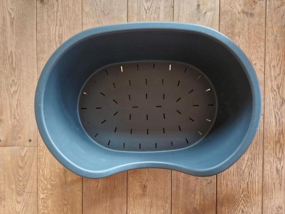Hondenmand kunststof antraciet 61 cm, Ophalen, Gebruikt