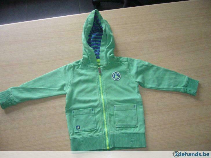 Mooie groene vest Bumba - maat 86, Kinderen en Baby's, Ophalen, Gebruikt, Jongetje, Truitje of Vestje