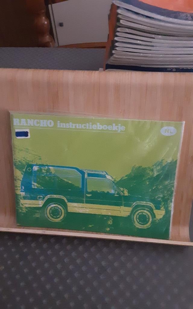Talbot matra rancho handleiding, Enlèvement ou Envoi, Comme neuf