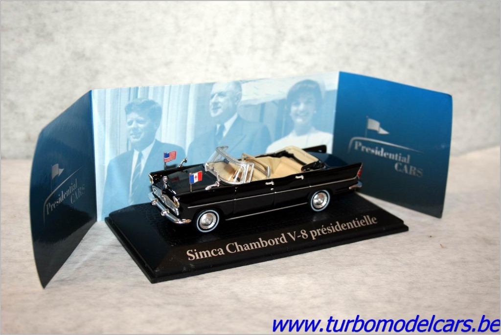 Simca Chambord V8 Présidentielle 1/43 Atlas/Norev, Ophalen of Verzenden, Nieuw, Auto, Norev
