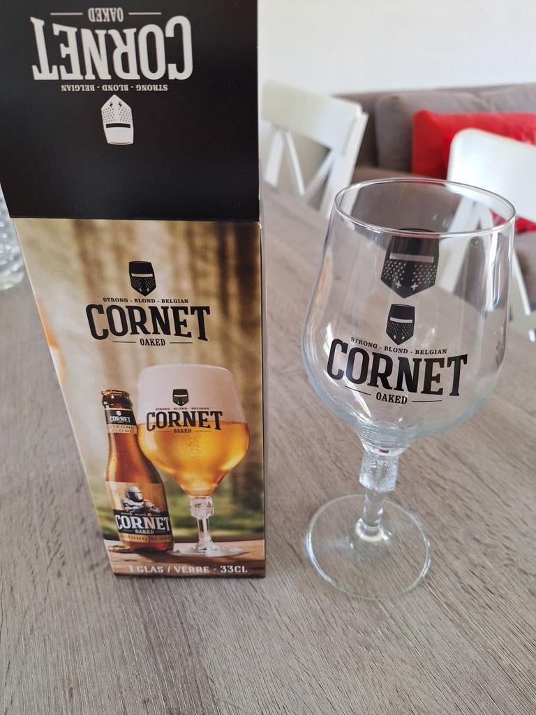 Nieuw Cornet glas, tripel le fort,, Verzamelen, Ophalen, Zo goed als nieuw