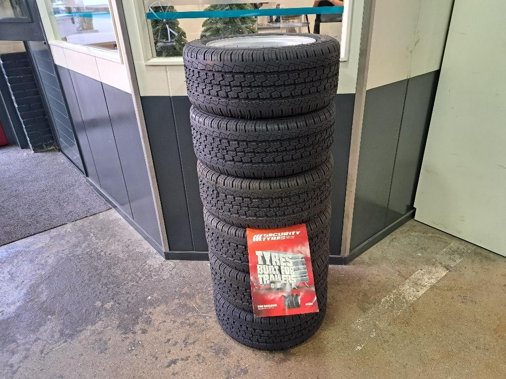 Hogedruk aanhanger wielen 195/50R13C 104/102 SECURITY TR603, Enlèvement, Neuf