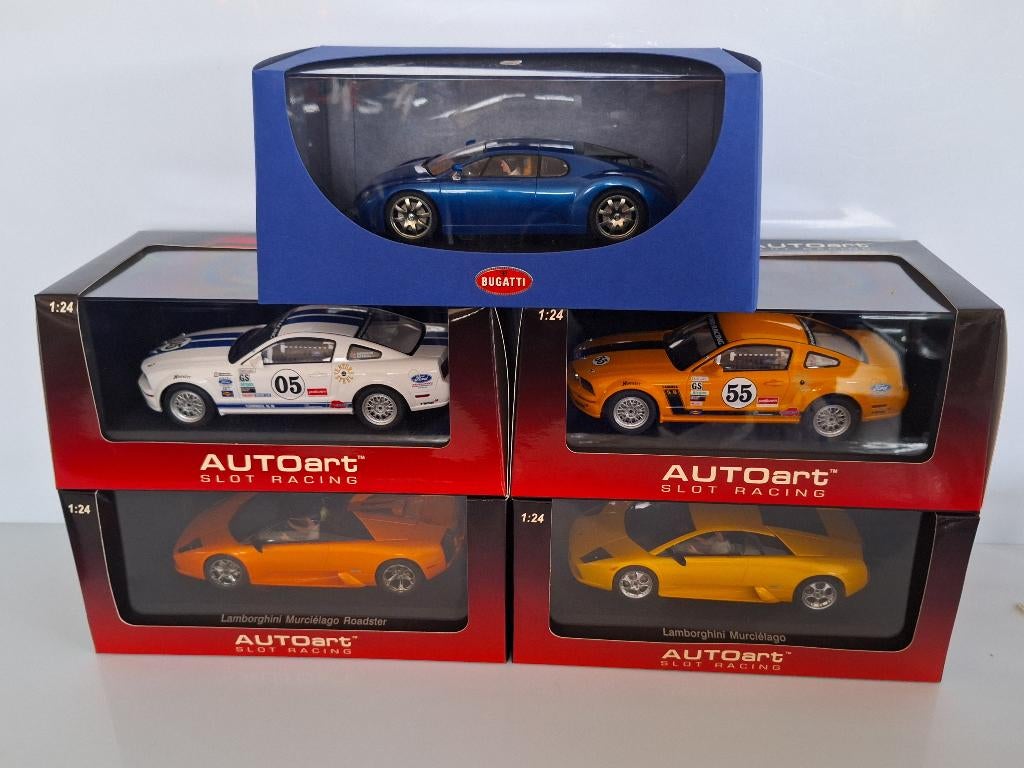 AutoArt 1:24 ( SPETERENDE ACTIE ) 5 X NIEUWE 1:24 Slotcars, Enfants & Bébés, Jouets | Circuits, Neuf, Circuit, Électrique, Autres marques