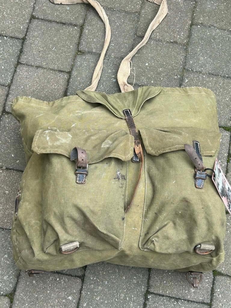 WWII - sac a dos allemand original avec R.B.N.R. numéro, Envoi, Autres, Autres types