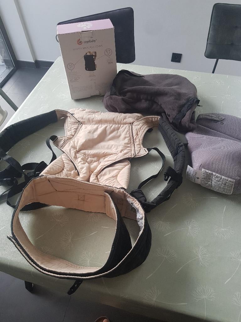 Babybuikdrager met verkleiner en winter cover, Kinderen en Baby's, Babydragers en Draagdoeken, Zo goed als nieuw, Draagzak, Buik