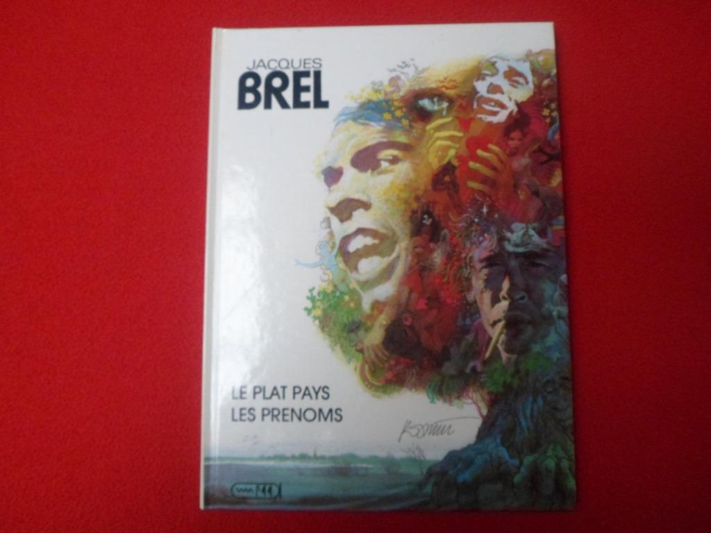 Jacques Brel : Le Plat Pays ; Les Prénoms (vol. 1), Enlèvement ou Envoi, Comme neuf, Artiste
