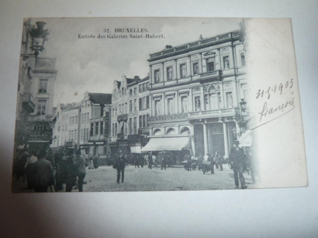 CPA Bruxelles datant de 1903 (2e partie), Enlèvement ou Envoi, Avant 1920, Affranchie, Bruxelles (Capitale)