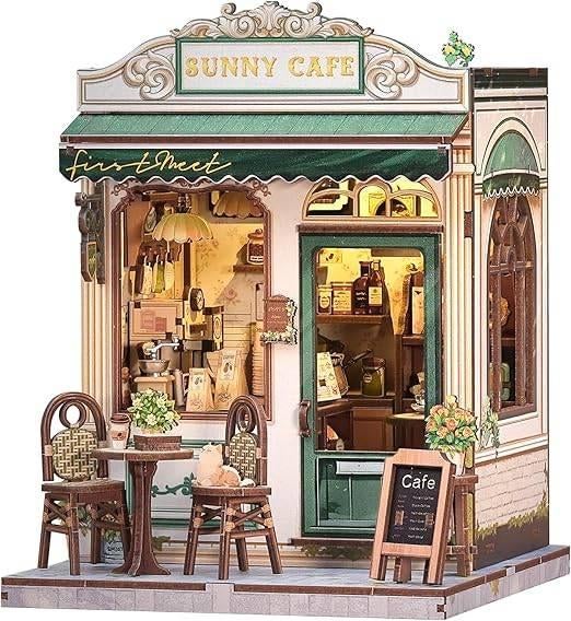 miniatuur poppenhuis met ledlicht | GRATIS LEVERING, Neuf, -, -, CUTEBEE
