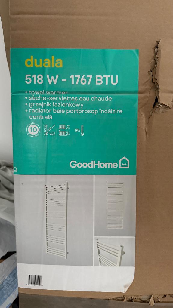 Sèche-serviette radiateur Duala, Moins de 60 cm, Enlèvement, 80 cm ou plus, Radiateur