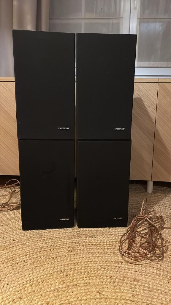 Set van 4 vintage Pioneer CS-333-luidsprekers - 30W, 8Ω, Audio, Tv en Foto, Ophalen, Gebruikt, Minder dan 60 watt