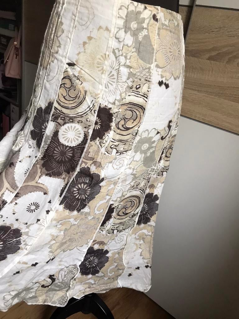 Prachtige linnen rok maat 44 Green ICE, Kleding | Dames, Ophalen, Zo goed als nieuw