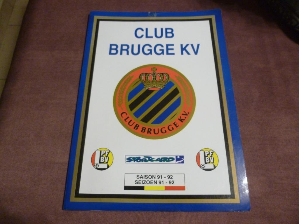 club brugge sportcards seizoen 91-92, Enlèvement ou Envoi, Utilisé