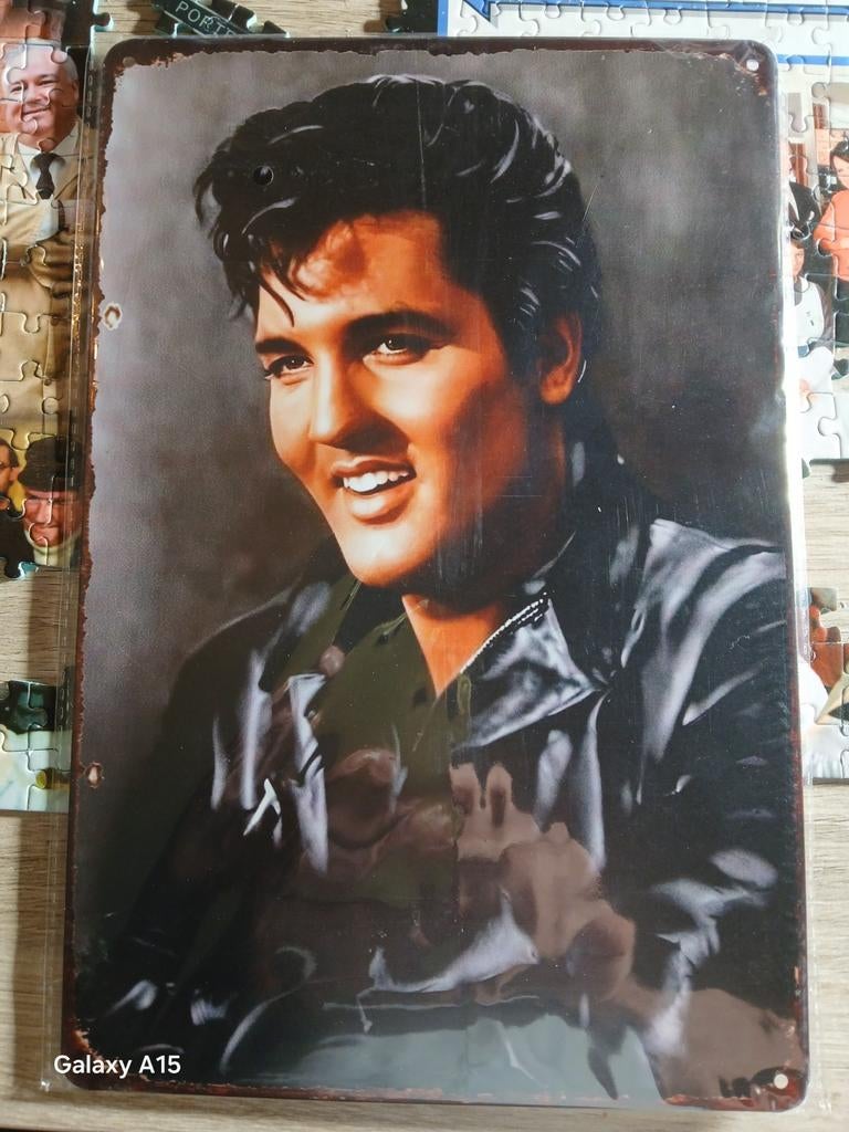 Image d'Elvis Presley sur plaque 20 x 30 cm, Enlèvement ou Envoi