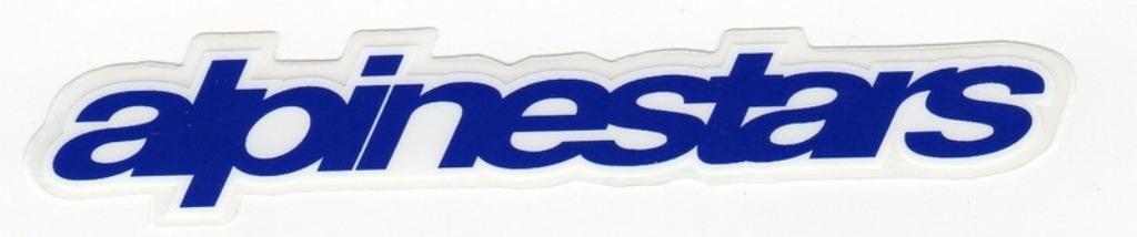Alpinestars sticker - 73x15mm - Diverse kleuren, Motoren, Ophalen of Verzenden
