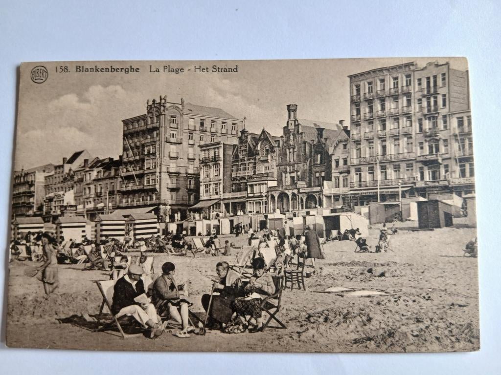 Oude postkaart Blankenberge, Verzamelen, Ophalen of Verzenden, Gebruikt