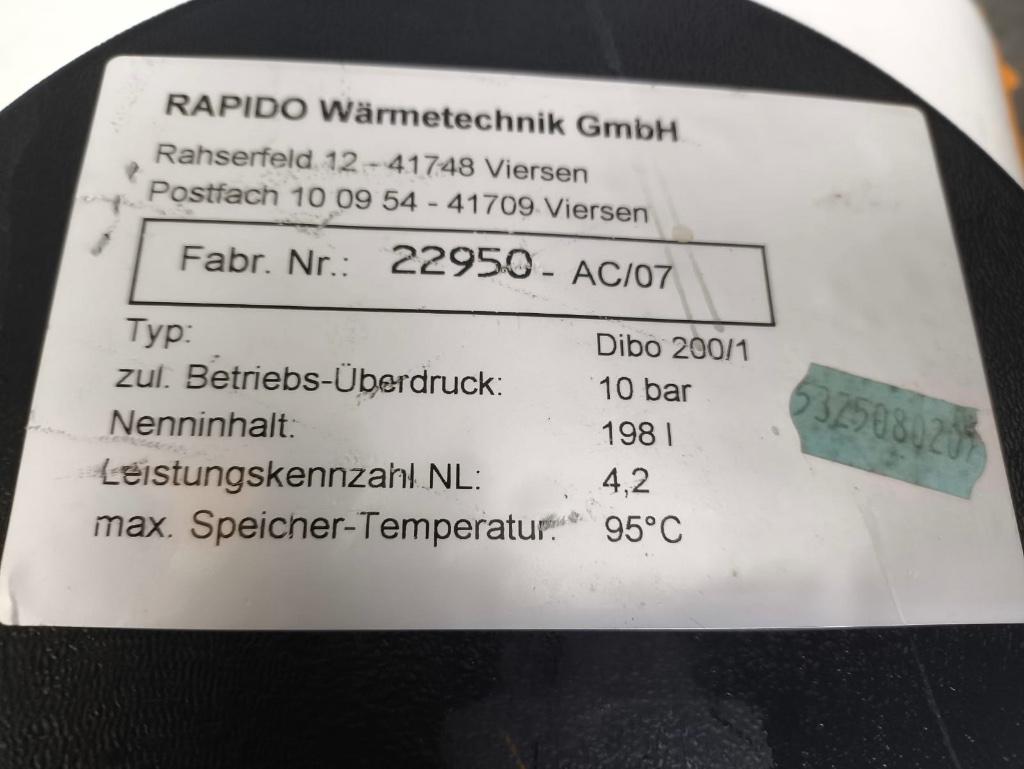 Boiler Rapido, Ophalen, Zo goed als nieuw, Inox, Overige typen