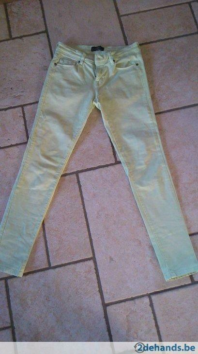 Lichtgroene broek Cimarron Maat 26 (zgst)., Kleding | Dames, Broeken en Pantalons, Gedragen, Maat 36 (S)