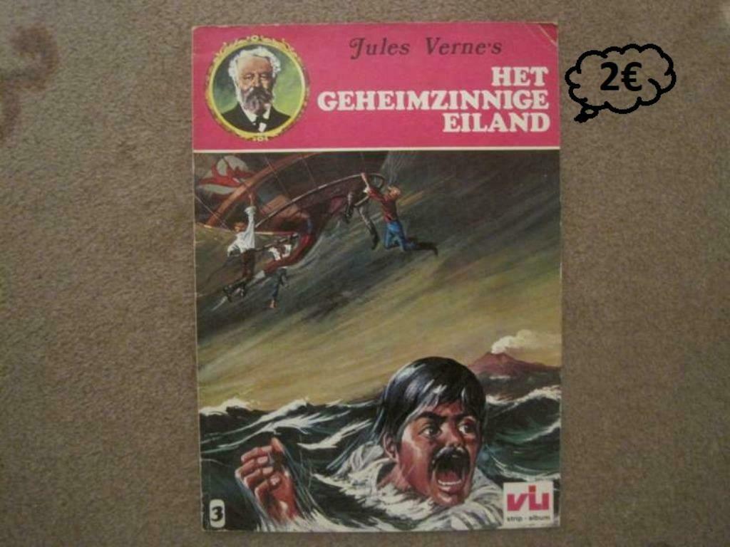 Strip Jules Verne's: Het Geheimzinnige eiland, Boeken, Eén stripboek, Ophalen, Gelezen