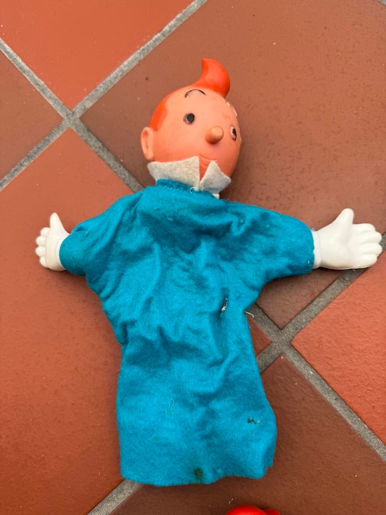 handpop Kuifje Hergé, Antiek en Kunst, Ophalen