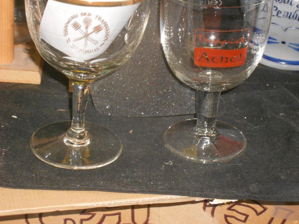 Bierglazen.Ekla Vandenheuvel.Alpirsbacher.D 80, Verzamelen, Ophalen of Verzenden, Zo goed als nieuw, Glas of Glazen, Duvel