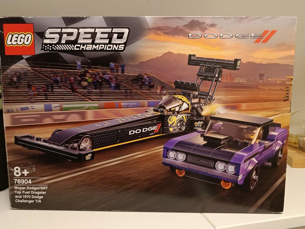 Lego 76904 Dodge Dragster/Dodge 1970, Enlèvement, Comme neuf, Ensemble complet, Lego