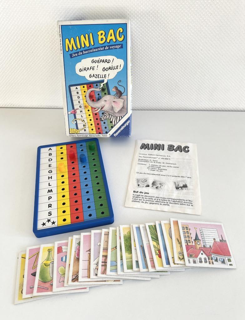 Jeu Mini Bac de voyage, Jeu de voyage, Enlèvement ou Envoi, Ravensburger, Utilisé