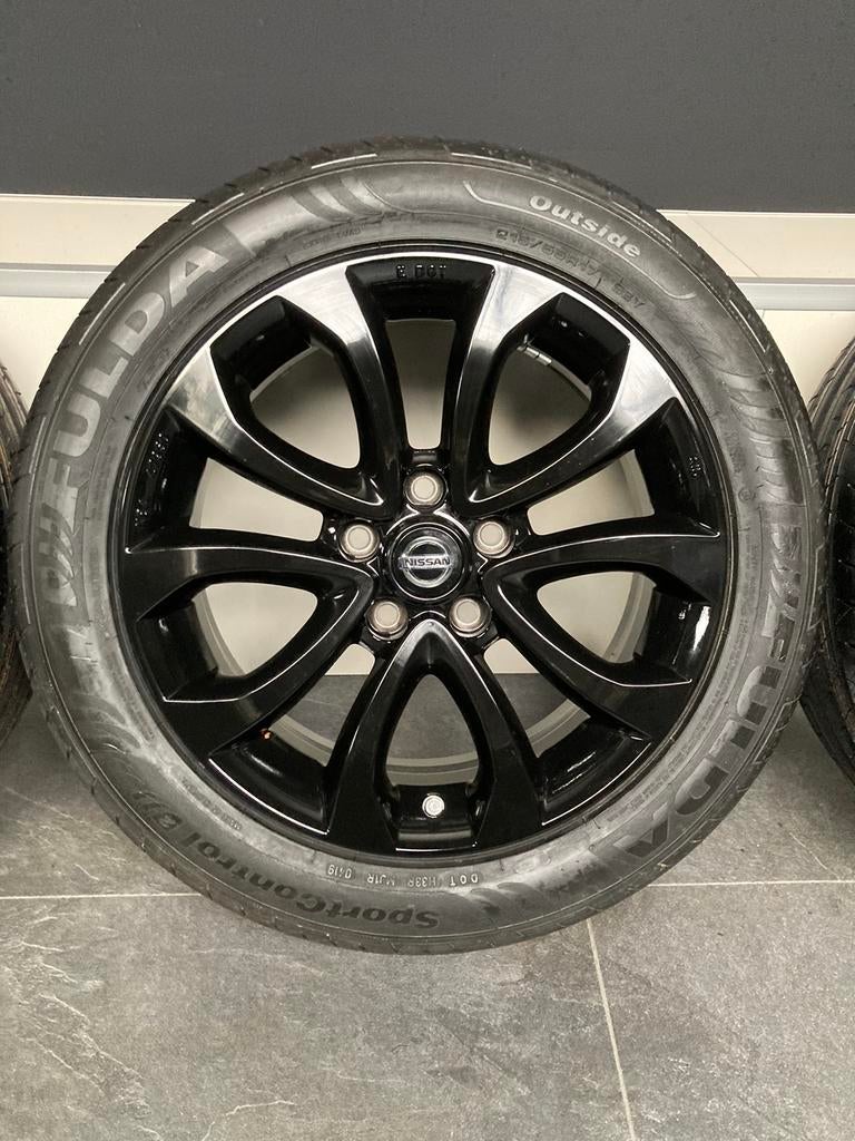 17 inch originele Nissan Juke F15 velgen + banden 5x114.3, Auto-onderdelen, Overige Auto-onderdelen, Nissan, Ophalen of Verzenden