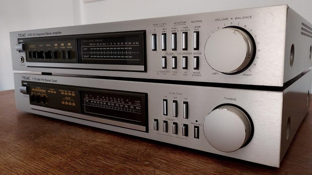 Amplificateur Teac A-50/Tuner T-70 + T-50, Enlèvement, Utilisé, Autres marques, Composants en vrac