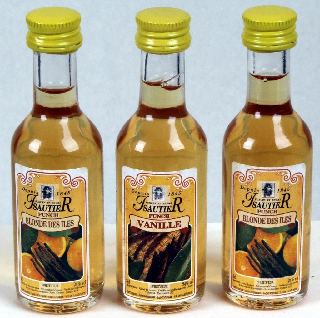 Mini drankflesje  "Blondes de Iles, Isautier punch", Ophalen of Verzenden, Nieuw