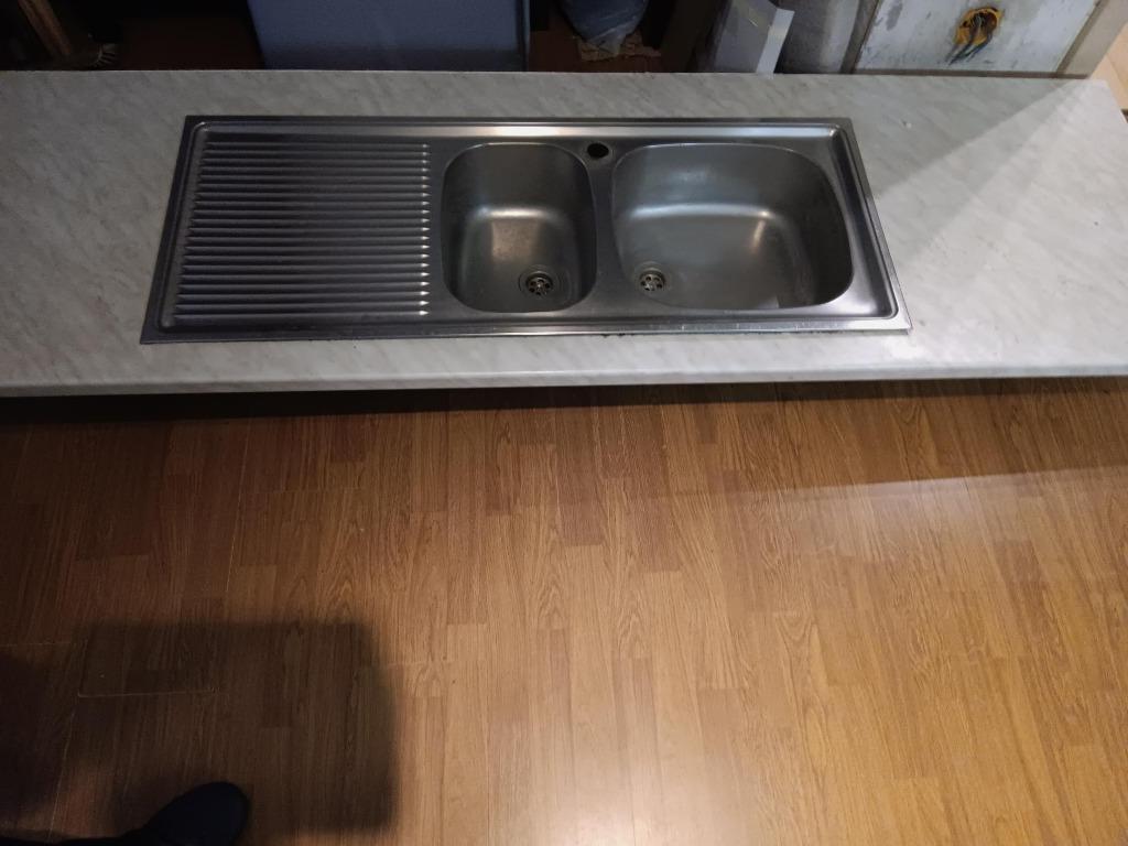 évier de cuisine, Enlèvement, Utilisé