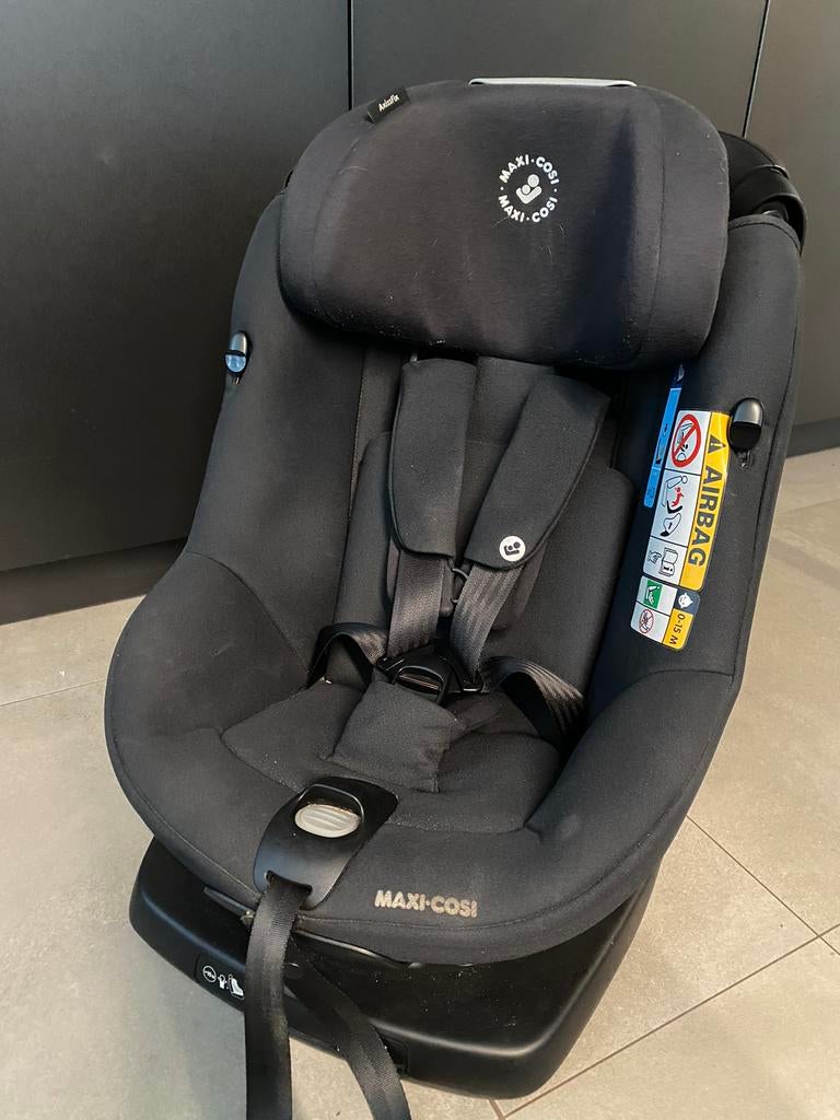 Maxi Cosi AxissFix zwart, Ophalen, Verstelbare rugleuning, 0 t/m 18 kg, Zo goed als nieuw