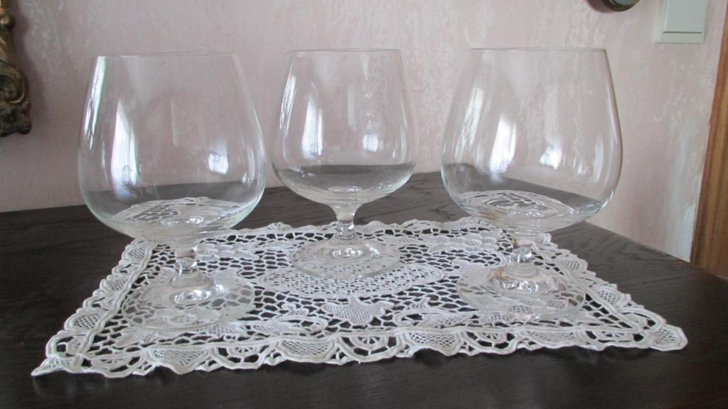 Grote Cognac glazen, Ophalen, Zo goed als nieuw, Borrel- of Shotglas