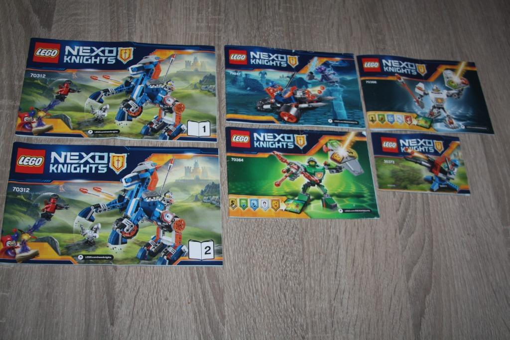Lego Nexo Knights , bouwboekjes , uit te kiezen, Ophalen of Verzenden, Gebruikt, Lego