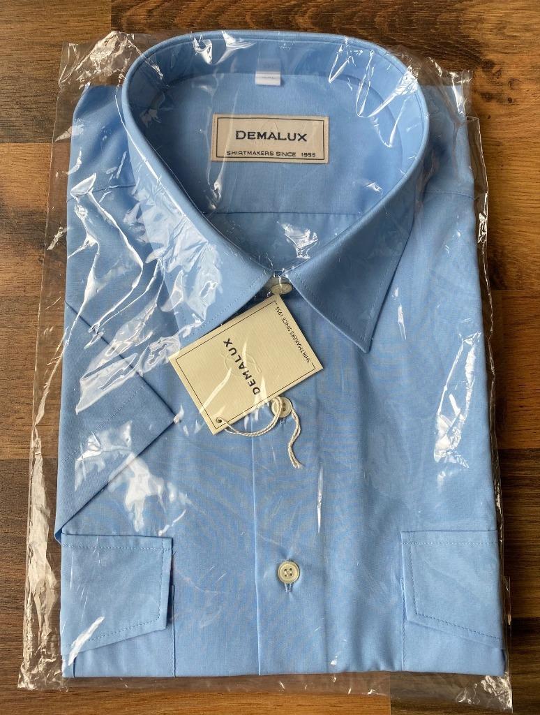 Lichtblauw hemd Demalux maat XXL - NIEUW, Kleding | Heren, Verzenden, Nieuw, Blauw, Demalux