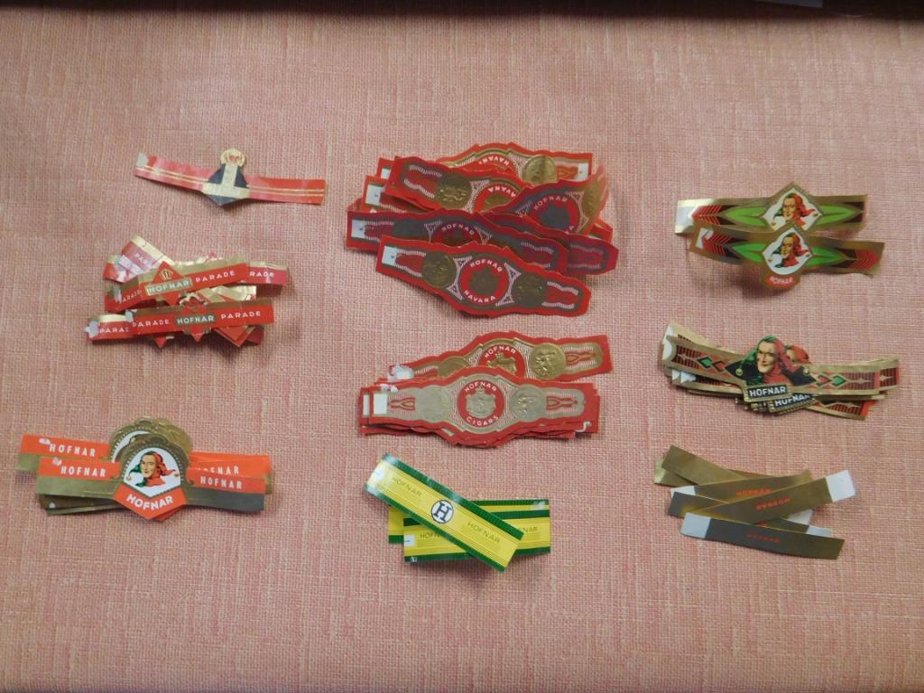 Fabrikant van sigarenringen Hofnar, Verzamelen, Ophalen of Verzenden, Gebruikt, Sigarenbandjes