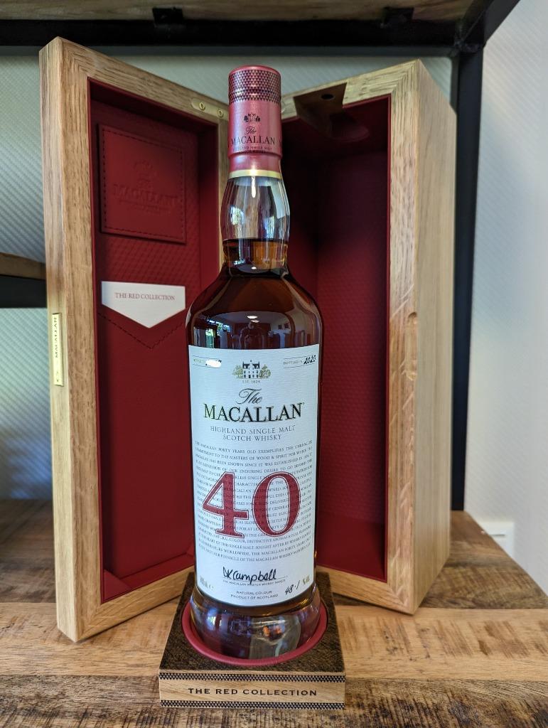 The Macallan Red Collection 40 Years Old, Enlèvement ou Envoi, Neuf, Autres types, Pleine