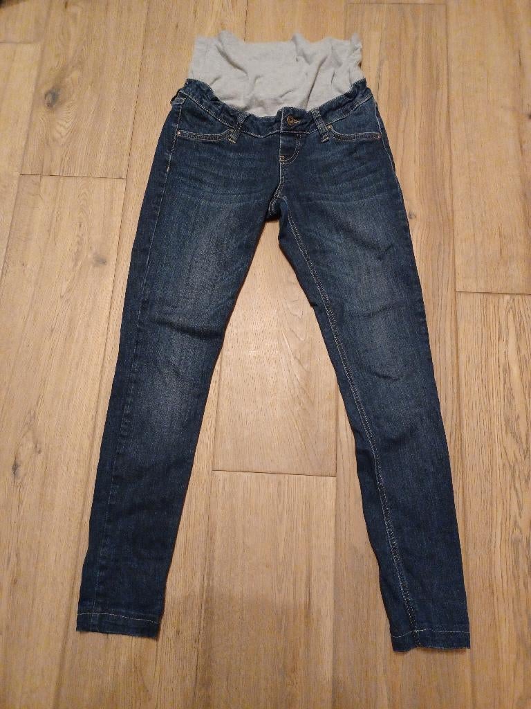 Zwangerschapsbroek small (36, lengte 27), Kleding | Dames, Zwangerschapskleding, Blauw, Zo goed als nieuw, Maat 36 (S), Broek of Spijkerbroek