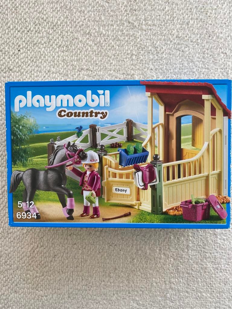 Playmobil Country 6934 Box avec pur-sang arabe, Enlèvement, Comme neuf