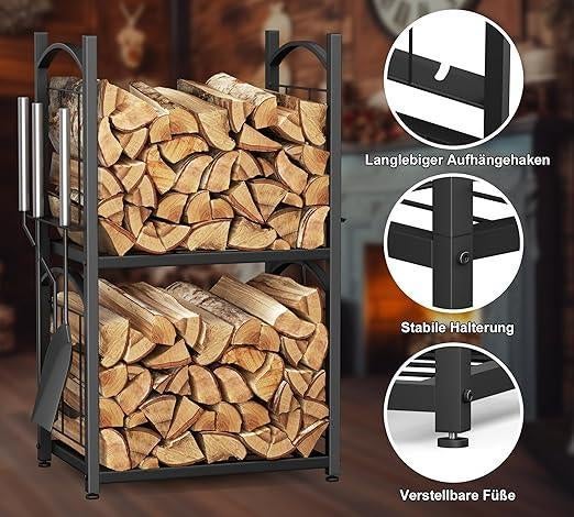 Brandhoutrek voor binnen | GRATIS LEVERING, HFHOME, -, Verzenden, -