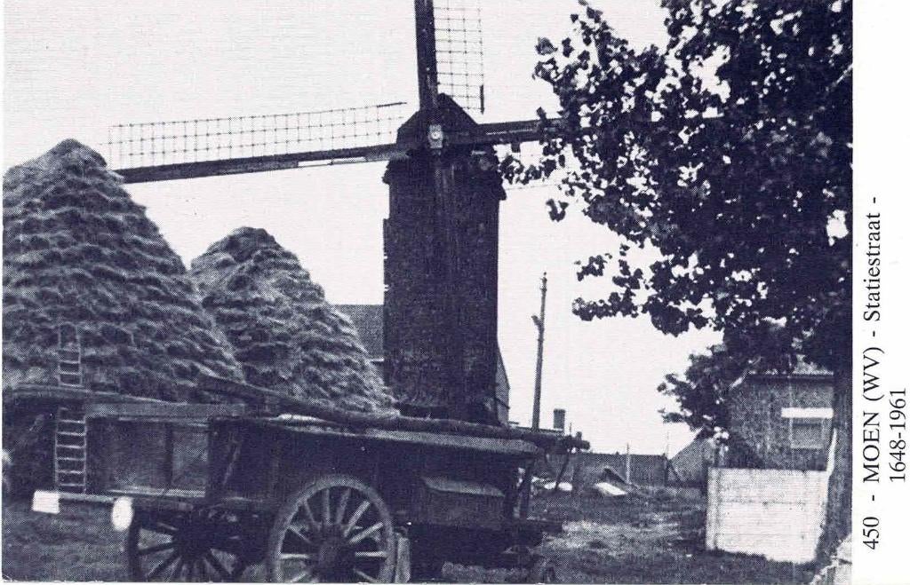 Moen - molen Statiestraat, Enlèvement ou Envoi, 1980 à nos jours, Non affranchie, Flandre Occidentale