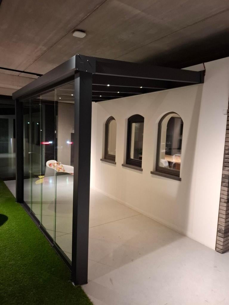 Overkapping toonzaalmodel (nieuw), Tuin en Terras, Overkappingen, Ophalen, Zo goed als nieuw, Veranda