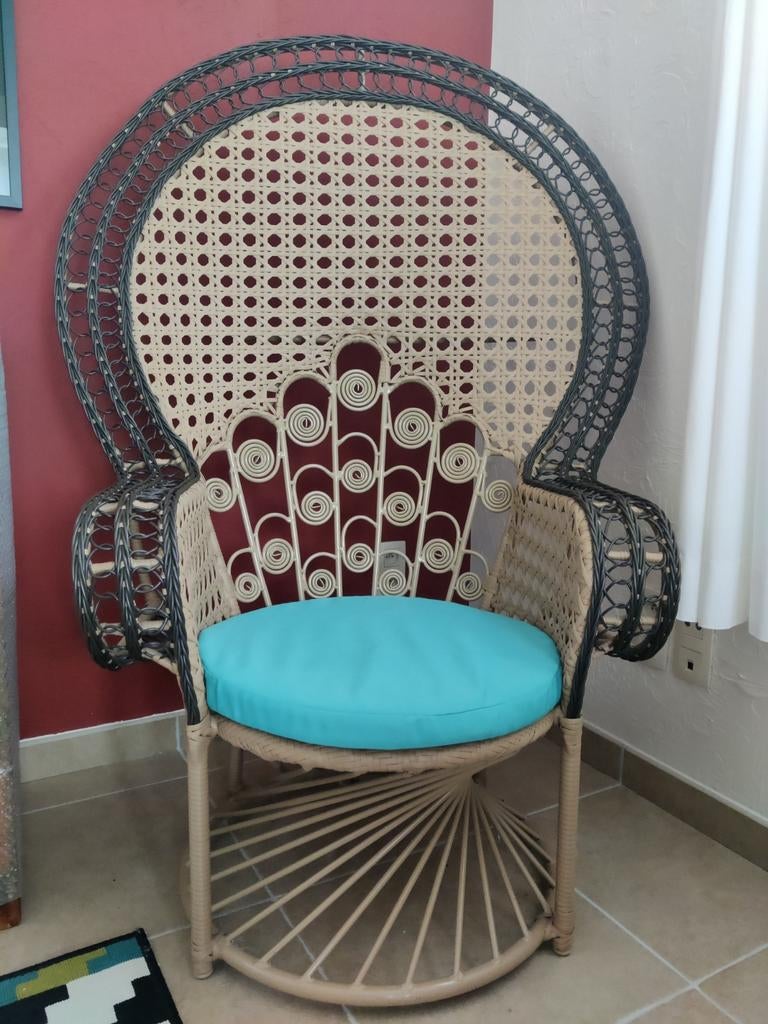 Prachtige Peacock chair - Emmanuelle, Ophalen, Metaal
