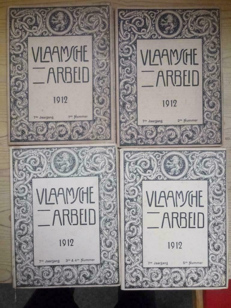 Vlaamsche Arbeid - 4 nrs van 1912, Enlèvement ou Envoi, Utilisé